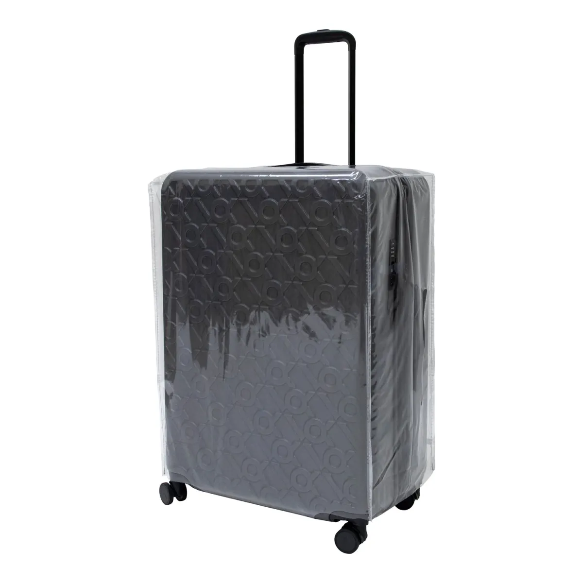 VOX RPET 28-inch expandable check-in suitcase in Silver — Cover